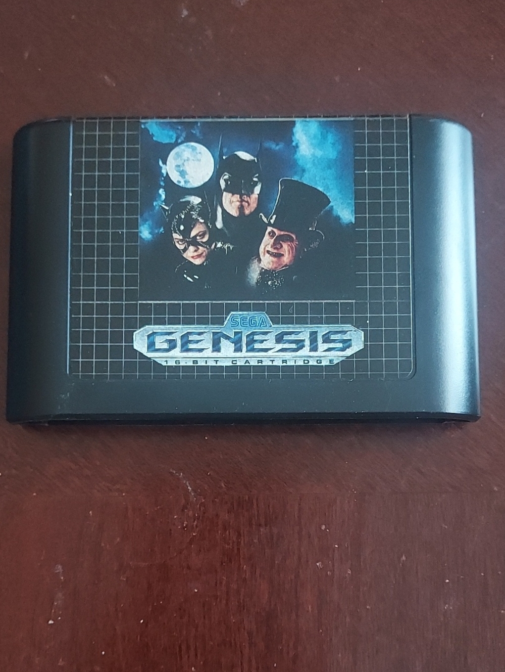 Sega Genesis Batman Returns Game Cartridge and Box